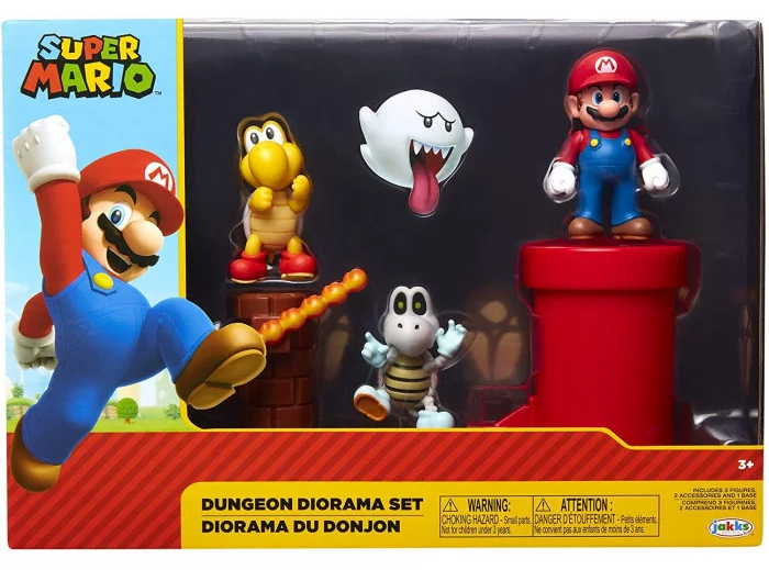 Super Mario Dungeon Diorama Set 5pz